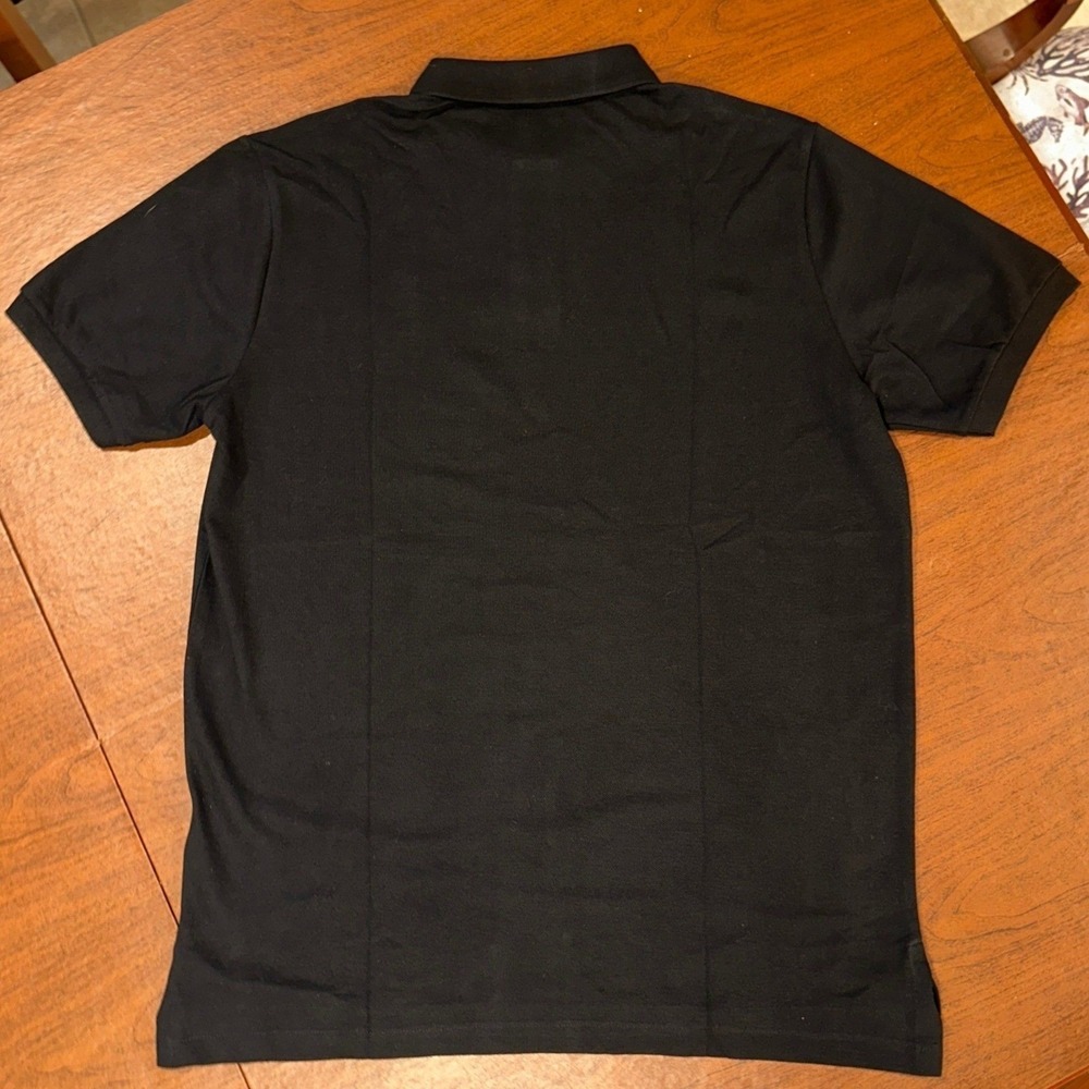 Polo Ralph Lauren Y2K Black Polo Bear TEAM USA Hockey Cotton Mesh Shirt NWT XL - Picture 3 of 8